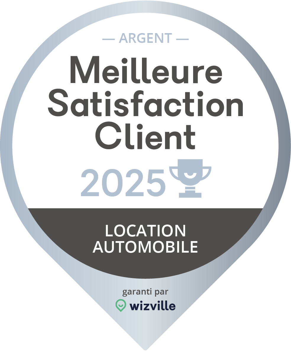 Prix Meilleure Satisfaction 2025 - Location Automobile Argent